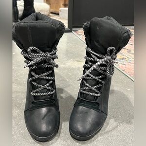 Sorel Joan Uptown Leather Wedge Boot